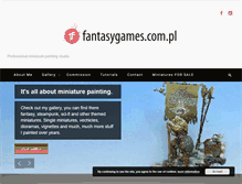 Tablet Screenshot of fantasygames.com.pl